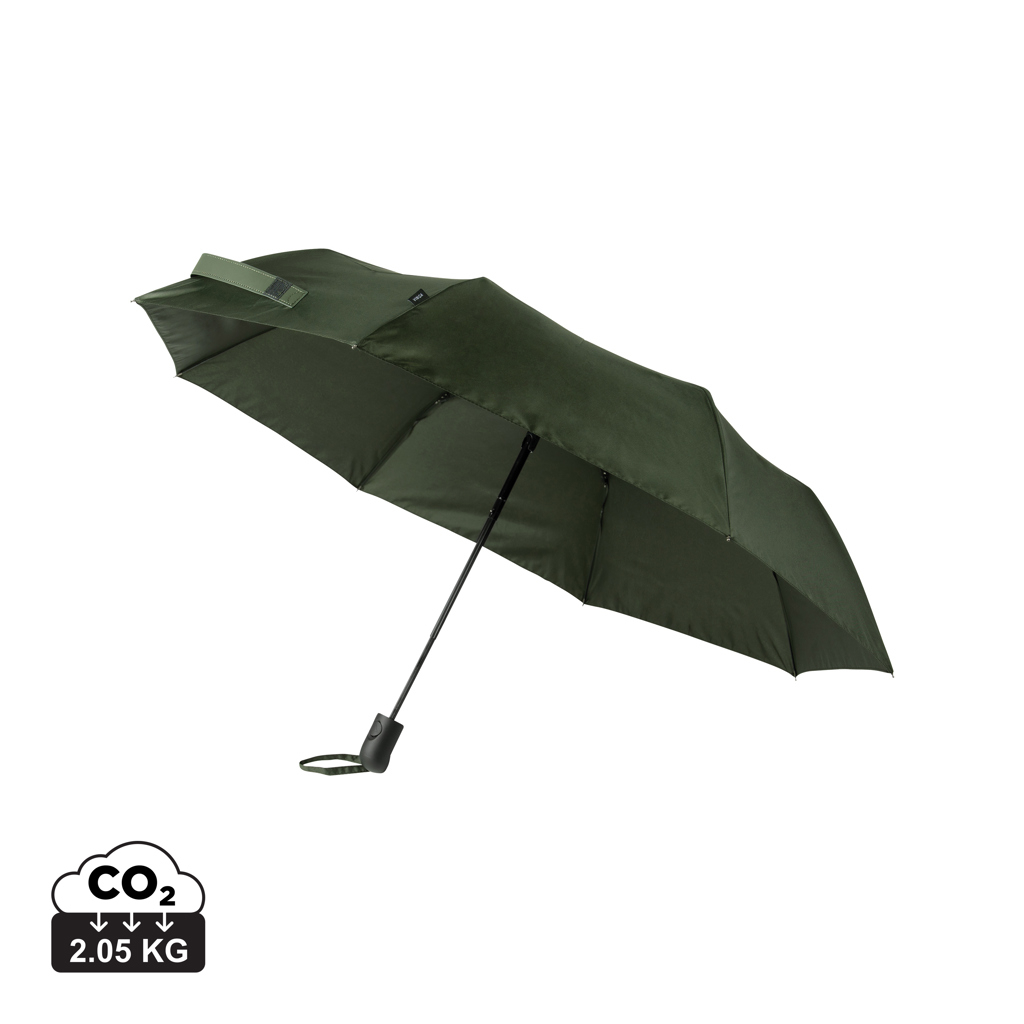 Parapluie publicitaire 21" en rPET AWARE™ Baltimore VINGA Vert 